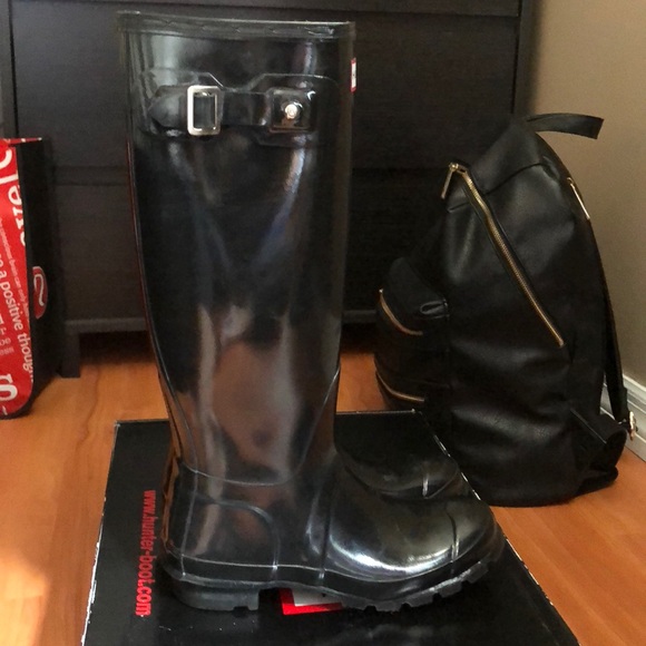 Hunter Original Gloss Rain Boots - Picture 2 of 7